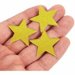 Blue Panda Gold Star Glitter Confetti, Birthday And Graduation Party Decorations (500 Pieces)