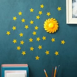 Blue Panda Gold Star Glitter Confetti, Birthday And Graduation Party Decorations (500 Pieces)