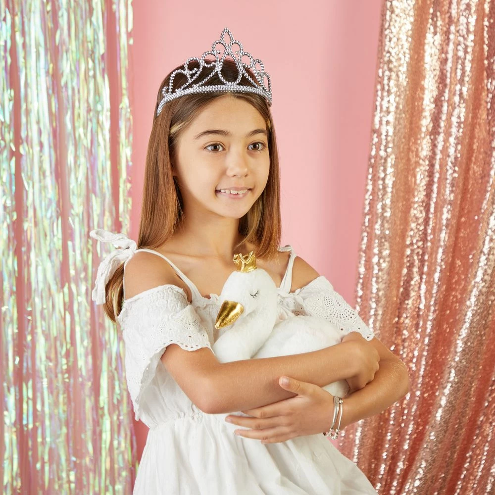 Blue Panda Special Occasions Princess Tiara Crowns For Girls And Birthday Party Dress-Up (Silver, 12 Pack) 4 Blue Panda Special Occasions Princess Tiara Crowns For Girls And Birthday Party Dress-Up (Silver, 12 Pack)