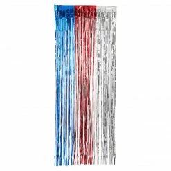 Blue Panda Metallic Tinsel Foil Fringe, Patriotic Wall Decor For 4th Of July Party (3 Pack) Decorations 13 Blue Panda Metallic Tinsel Foil Fringe, Patriotic Wall Decor For 4th Of July Party (3 Pack) Decorations