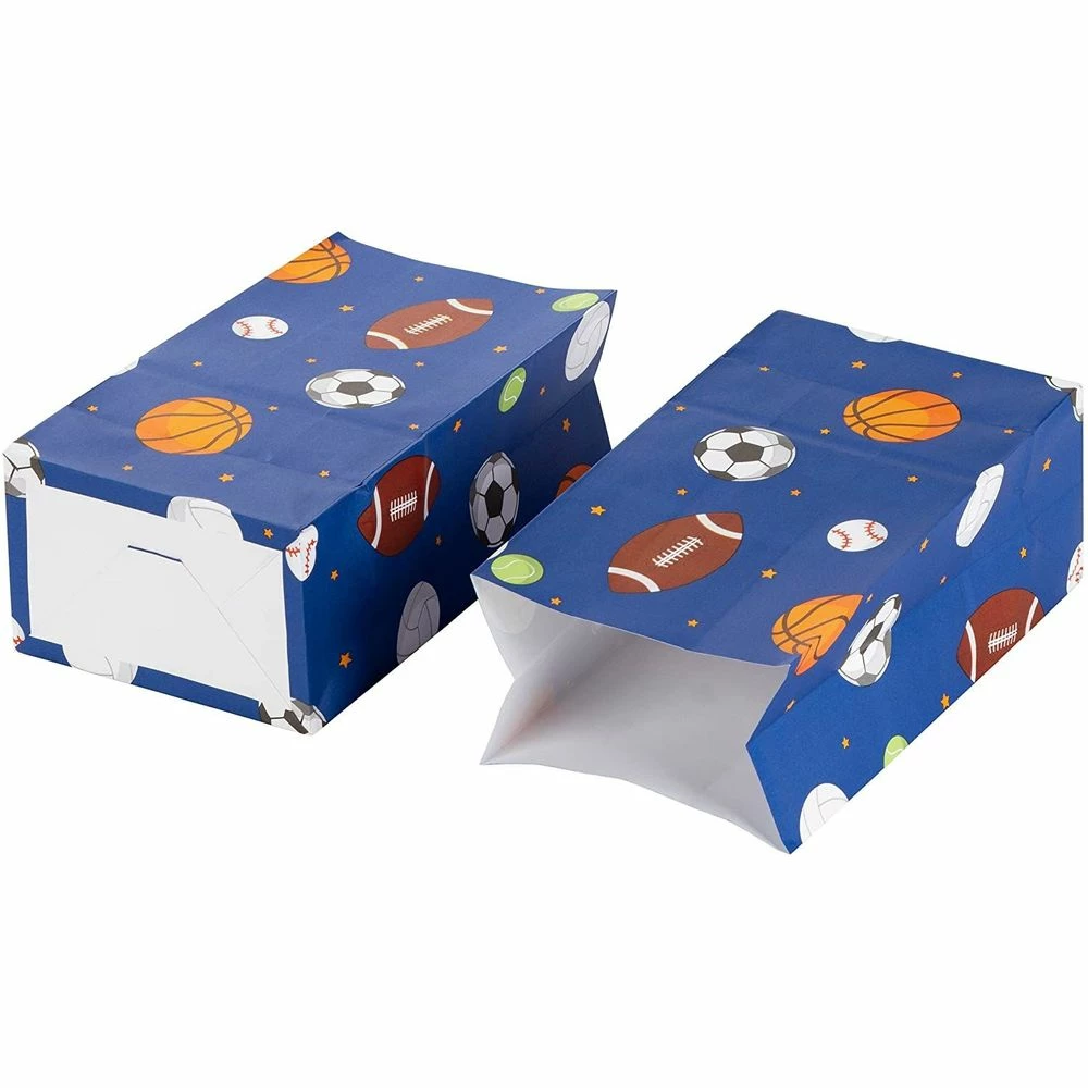 Blue Panda Special Occasions Sports Paper Party Favor Treat Bags For Kids Birthday Supplies (36 Pack) 8 Blue Panda Special Occasions Sports Paper Party Favor Treat Bags For Kids Birthday Supplies (36 Pack)