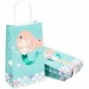 Blue Panda Mermaid Party Favor Gift Bags With Handles, Kids Birthday Decorations (24 Pack) Party Bags And Boxes 1 Blue Panda Mermaid Party Favor Gift Bags With Handles, Kids Birthday Decorations (24 Pack) Party Bags And Boxes
