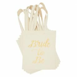 Blue Panda Bridal Shower Party Favor Tote Bags For Bridesmaid Proposal Gifts (5 Pack) 17 Blue Panda Bridal Shower Party Favor Tote Bags For Bridesmaid Proposal Gifts (5 Pack)