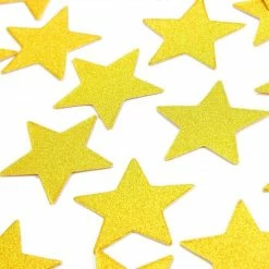 Blue Panda Gold Star Glitter Confetti, Birthday And Graduation Party Decorations (500 Pieces)
