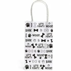 Blue Panda Dog Gift Bags With Handles, Lets Pawty, Woof, Bark (13.2 In, 24 Pack) 16 Blue Panda Dog Gift Bags With Handles, Lets Pawty, Woof, Bark (13.2 In, 24 Pack)