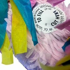 Blue Panda Small Unicorn Pinata For Birthday Party Supplies (13.4 X 15.5 X 4.6 Inches)