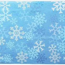 Blue Panda Snowflake Blue Tablecloth For Holiday Christmas Party (54 X 108 In, 3 Pack) 13 Blue Panda Snowflake Blue Tablecloth For Holiday Christmas Party (54 X 108 In, 3 Pack)