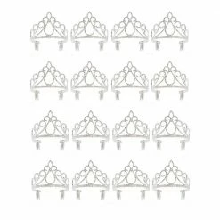 Blue Panda Special Occasions Princess Tiara Crowns For Girls And Birthday Party Dress-Up (Silver, 12 Pack) 15 Blue Panda Special Occasions Princess Tiara Crowns For Girls And Birthday Party Dress-Up (Silver, 12 Pack)