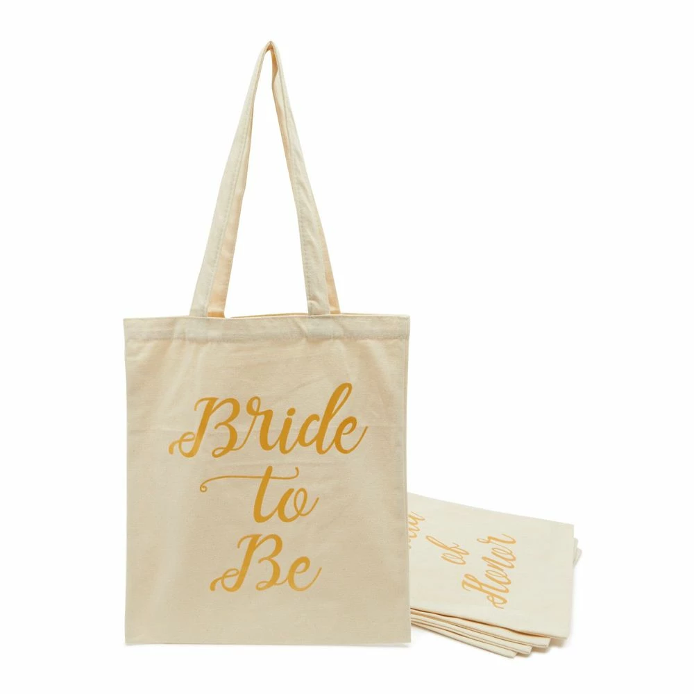 Blue Panda Bridal Shower Party Favor Tote Bags For Bridesmaid Proposal Gifts (5 Pack) 12 Blue Panda Bridal Shower Party Favor Tote Bags For Bridesmaid Proposal Gifts (5 Pack)