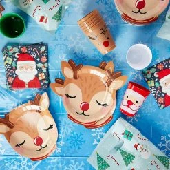 Blue Panda Snowflake Blue Tablecloth For Holiday Christmas Party (54 X 108 In, 3 Pack) 10 Blue Panda Snowflake Blue Tablecloth For Holiday Christmas Party (54 X 108 In, 3 Pack)