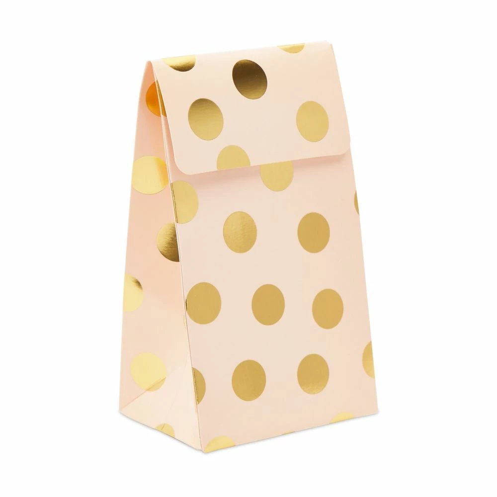 Blue Panda Special Occasions Pink Birthday Party Favor Gift Bags, Gold Foil Polka Dots Boxes (24 Pack) 9 Blue Panda Special Occasions Pink Birthday Party Favor Gift Bags, Gold Foil Polka Dots Boxes (24 Pack)