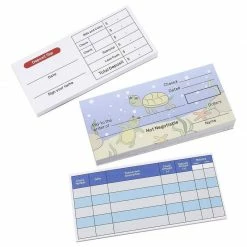 Blue Panda Play Check Set - Educational Toy For Kids - Promotes Financial Literacy - Includes Checkbook, Deposit Slip, Check Register, 150 Sheets Total, Underwater Theme Games