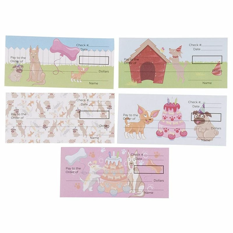 Games Blue Panda Kids Checkbook Set - Play Check Educational Toy - Financial Literacy For Kids, Dogs Themed Design, Including Checkbook, Deposit Slip, Check Register, 150 Sheets In Total, 6 X 2.75 Inches 9 Games Blue Panda Kids Checkbook Set - Play Check Educational Toy - Financial Literacy For Kids, Dogs Themed Design, Including Checkbook, Deposit Slip, Check Register, 150 Sheets In Total, 6 X 2.75 Inches