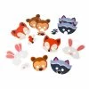 Juvale Animal Masks – 12-Pack Assorted Zoo Theme Woodland Party Supplies For Kids Birthday, Dress-Up Party Favors, DIY Photo-Booth Props