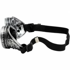Blue Panda Halloween Steampunk Goggles - Vintage Victorian Style Glasses, Costume Accessories, Silver