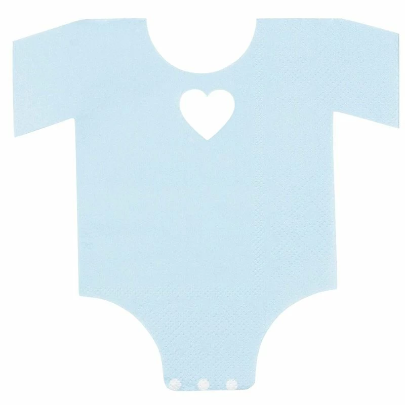 Blue Panda Baby Shower Pajama Theme Napkins (Blue, 50-Pack) 3 Blue Panda Baby Shower Pajama Theme Napkins (Blue, 50-Pack)