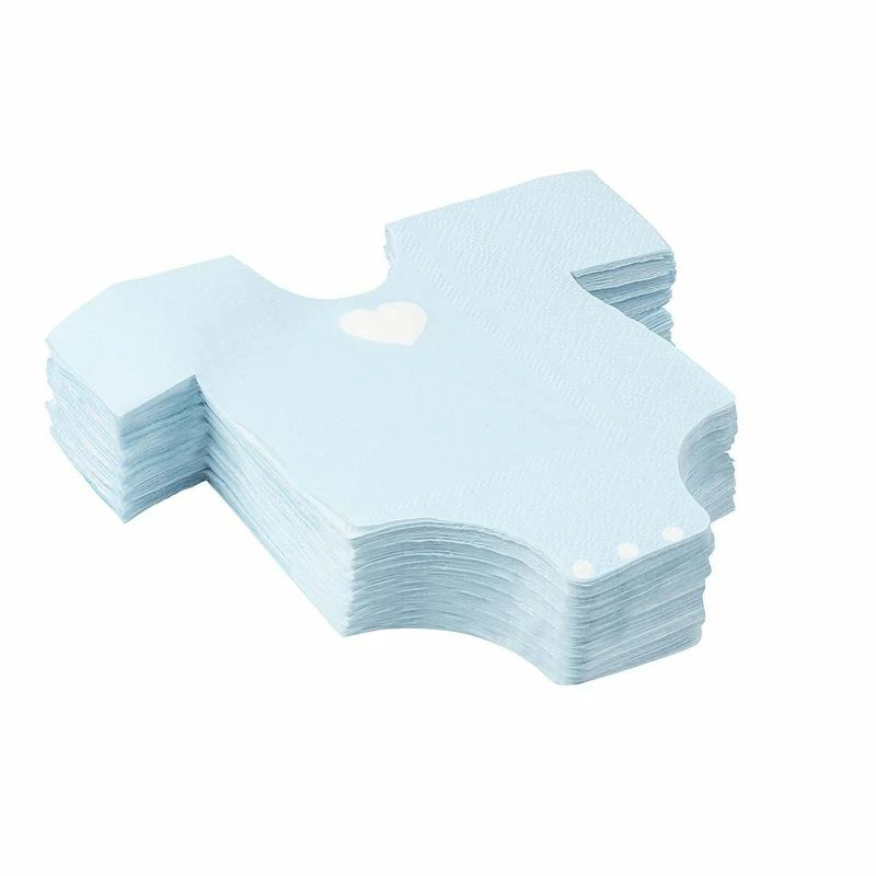 Blue Panda Baby Shower Pajama Theme Napkins (Blue, 50-Pack) 9 Blue Panda Baby Shower Pajama Theme Napkins (Blue, 50-Pack)
