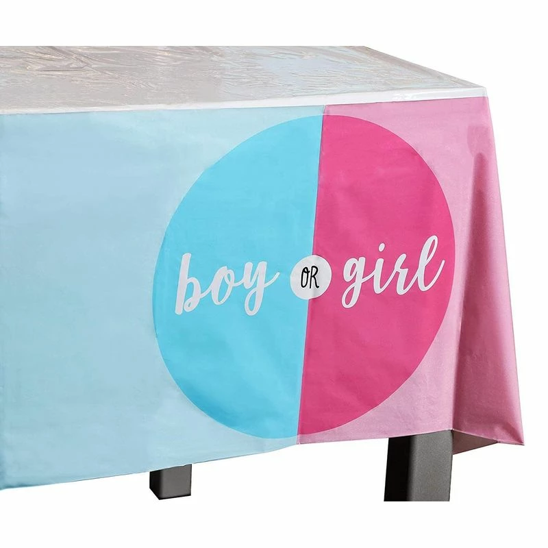 Blue Panda Gender Reveal Party Decorations - 6 Pack Of Pink And Blue Boy Or Girl Disposable Plastic Rectangular Tablecloths For Baby Shower Celebrations, 54 X 108 Inches 3 Blue Panda Gender Reveal Party Decorations - 6 Pack Of Pink And Blue Boy Or Girl Disposable Plastic Rectangular Tablecloths For Baby Shower Celebrations, 54 X 108 Inches