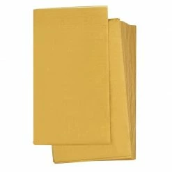 Blue Panda Gold Paper Dinner Napkins For Birthday, Graduation Party Supplies (120 Pack)