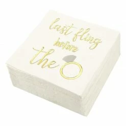 Blue Panda Bachelorette Party Supplies, Paper Napkins (5 X 5 In, 50 Pack)