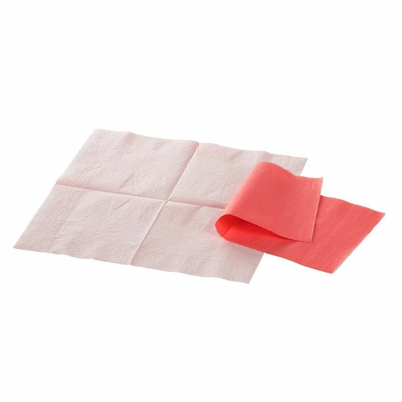 Blue Panda Cocktail Napkins - 200-Pack Disposable Paper Napkins, 2-Ply, Coral Pink, 5 X 5 Inches Folded 9 Blue Panda Cocktail Napkins - 200-Pack Disposable Paper Napkins, 2-Ply, Coral Pink, 5 X 5 Inches Folded