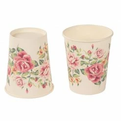 Blue Panda Floral Party Supplies With Paper Plates, Napkins, Cups And Plastic Cutlery (144 Pieces) Special Occasions 14 Blue Panda Floral Party Supplies With Paper Plates, Napkins, Cups And Plastic Cutlery (144 Pieces) Special Occasions