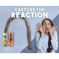 Blue Panda Snake In A Can - 2-Pack Jump Spring Snake Toy Prank In Nuts Can For April Fool, Halloween Trick, Gag Gift For Kids And Adults, Snake: 51 X 2 X 2 Inches, Can: 3 X 3 X 8.25 Inches