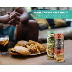 Blue Panda Snake In A Can - 2-Pack Jump Spring Snake Toy Prank In Nuts Can For April Fool, Halloween Trick, Gag Gift For Kids And Adults, Snake: 51 X 2 X 2 Inches, Can: 3 X 3 X 8.25 Inches