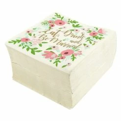 Blue Panda Engagement Party Decorations, Floral Cocktail Napkins (5 X 5 In, 100 Pack) 16 Blue Panda Engagement Party Decorations, Floral Cocktail Napkins (5 X 5 In, 100 Pack)