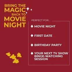 Blue Panda Set Of 100 Mini Popcorn Favor Boxes - 3x5 Snack Containers For Carnival Party Supplies, Movie Night, Birthdays, Red And White, 20 Ounce, 3.3 X 5.6 Inches