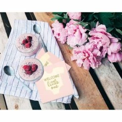 Blue Panda Girl Baby Shower Party Supplies, Paper Napkins (5 X 5 In, Pink, 100-Pack)