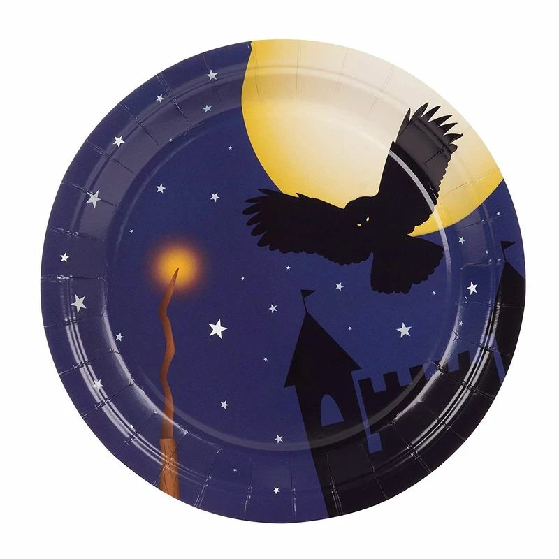 Blue Panda Halloween Magical Party Bundle, Includes Plates, Napkins, Cups, And Cutlery (24 Guests,144 Pieces) 6 Blue Panda Halloween Magical Party Bundle, Includes Plates, Napkins, Cups, And Cutlery (24 Guests,144 Pieces)