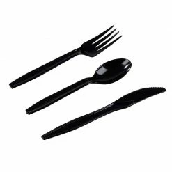 Blue Panda Dinnerware Sets 144 Pieces 50th Birthday Party Bundle, Includes Plates, Napkins, Cups, And Cutlery (24 Guests)