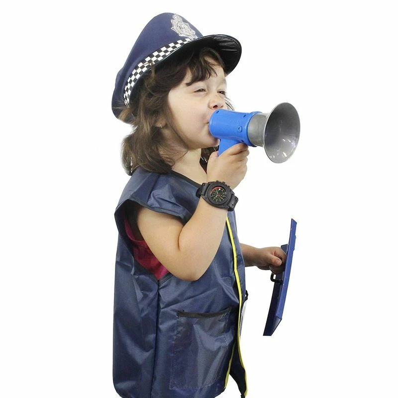 Blue Panda Halloween Costumes For Kids, Police Officer Uniform Costume (13 Pieces) Special Occasions 5 Blue Panda Halloween Costumes For Kids, Police Officer Uniform Costume (13 Pieces) Special Occasions