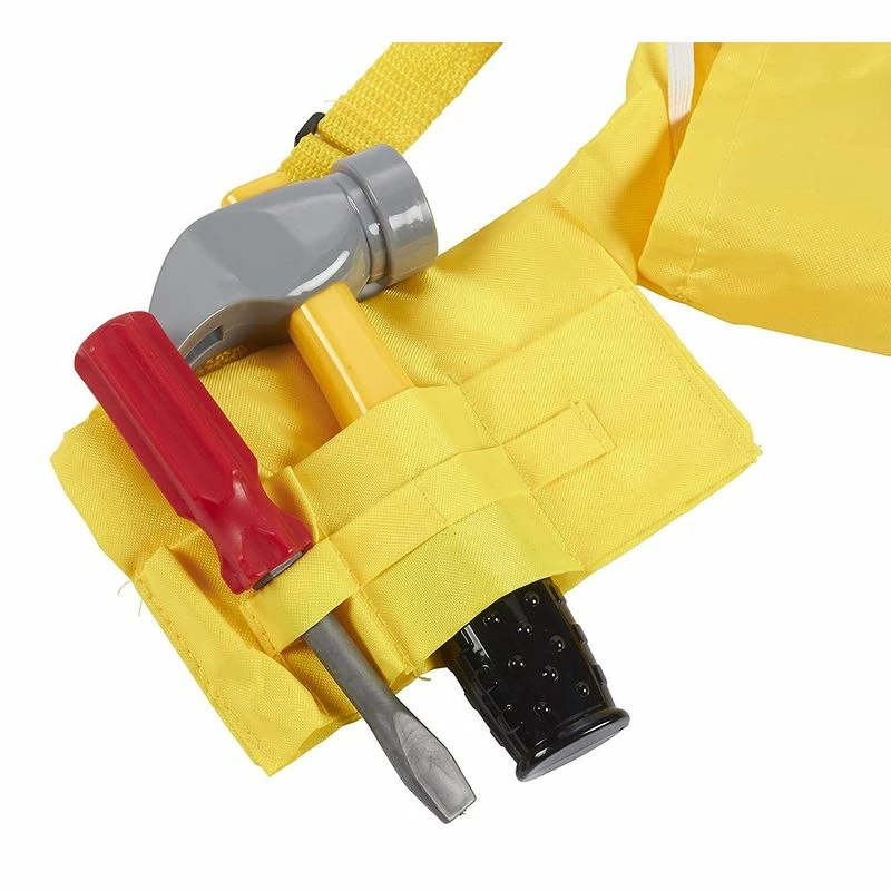 Blue Panda Kids Role Play Costume Set - 10-Piece Construction Worker Costume For Kids, Builder Dress Up Kit With Hard Hat, Tool Belt, Vest, And Other Accessories For Pretend Play, Halloween Dress Up, School Play 10 Blue Panda Kids Role Play Costume Set - 10-Piece Construction Worker Costume For Kids, Builder Dress Up Kit With Hard Hat, Tool Belt, Vest, And Other Accessories For Pretend Play, Halloween Dress Up, School Play