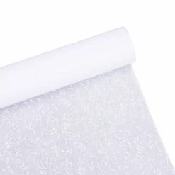 Blue Panda Wedding Aisle Runner - Essential Indoor And Outdoor Wedding Decoration, Dream Wedding Decor Supplies, Polyester Paper, White Leaf Imprint, 3 X 50 Feet Decorations