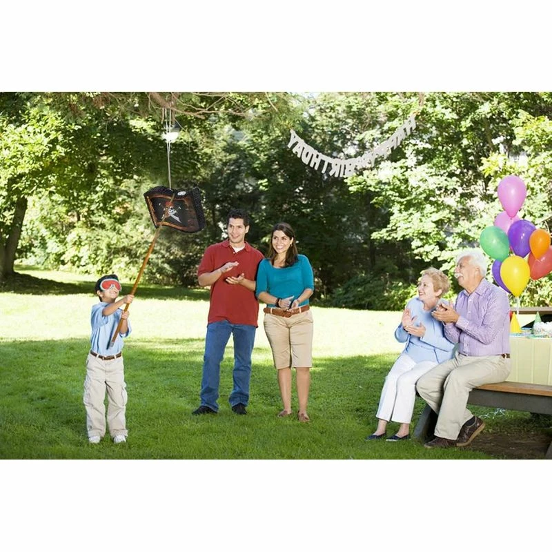 Blue Panda Small Pirate Flag Pinata For Kid's Birthday Party, Cinco De Mayo (12 X 15.7 X 3 In) Special Occasions 4 Blue Panda Small Pirate Flag Pinata For Kid's Birthday Party, Cinco De Mayo (12 X 15.7 X 3 In) Special Occasions