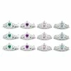 Blue Panda 12 Pack Princess Tiaras For Girls, Costume Dress Up Accessories, Birthday Party Favors