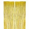 Blue Panda 2-Pack Gold Fringe Curtains - Wedding Photo Backdrop, Metallic Tinsel Foil Fringe Curtain, Party Decoration Photo Booth Background, Perfect New Years Parties - 7.9 X 3 Feet Decorations 2 Blue Panda 2-Pack Gold Fringe Curtains - Wedding Photo Backdrop, Metallic Tinsel Foil Fringe Curtain, Party Decoration Photo Booth Background, Perfect New Years Parties - 7.9 X 3 Feet Decorations