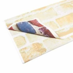 Blue Panda Brick Background - Photography Backdrop - Great For Studio, Booth, Party, Photo, Wedding, Business Use, 4.9 X 7.2 Feet