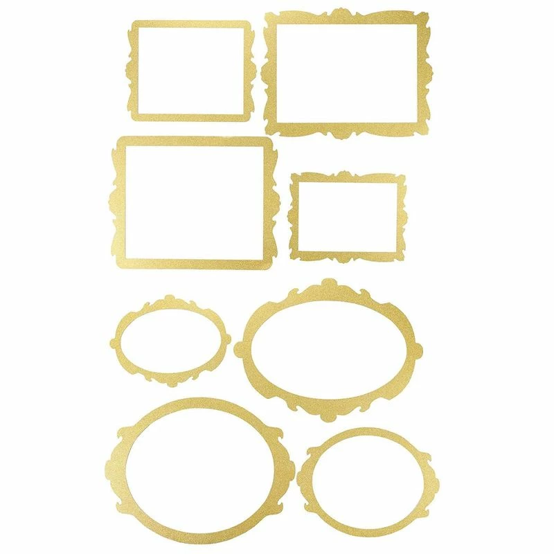 Blue Panda Photo Booth Frame - 8-Pack Gold Glitter Picture Frame Party Supplies, Selfie Frame Cutouts, Party Favors For Wedding, Birthday Party, Bridal Shower, Bachelorette Party Decorations 3 Blue Panda Photo Booth Frame - 8-Pack Gold Glitter Picture Frame Party Supplies, Selfie Frame Cutouts, Party Favors For Wedding, Birthday Party, Bridal Shower, Bachelorette Party Decorations