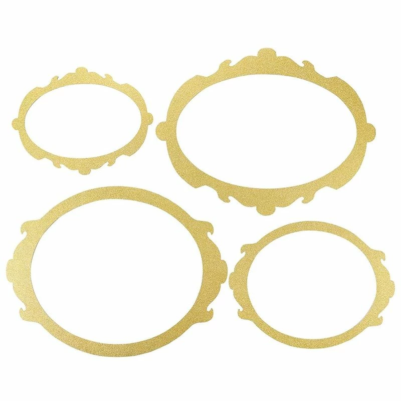 Blue Panda Photo Booth Frame - 8-Pack Gold Glitter Picture Frame Party Supplies, Selfie Frame Cutouts, Party Favors For Wedding, Birthday Party, Bridal Shower, Bachelorette Party Decorations 8 Blue Panda Photo Booth Frame - 8-Pack Gold Glitter Picture Frame Party Supplies, Selfie Frame Cutouts, Party Favors For Wedding, Birthday Party, Bridal Shower, Bachelorette Party Decorations