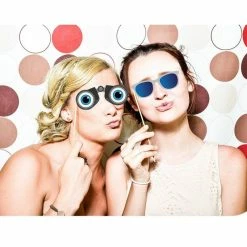 Blue Panda Movie Night Photo-Booth Props – 60-Pack Hollywood Party Selfie Photo Props Accessories, Birthday Party Supplies On Bamboo Sticks, Assorted Designs Special Occasions