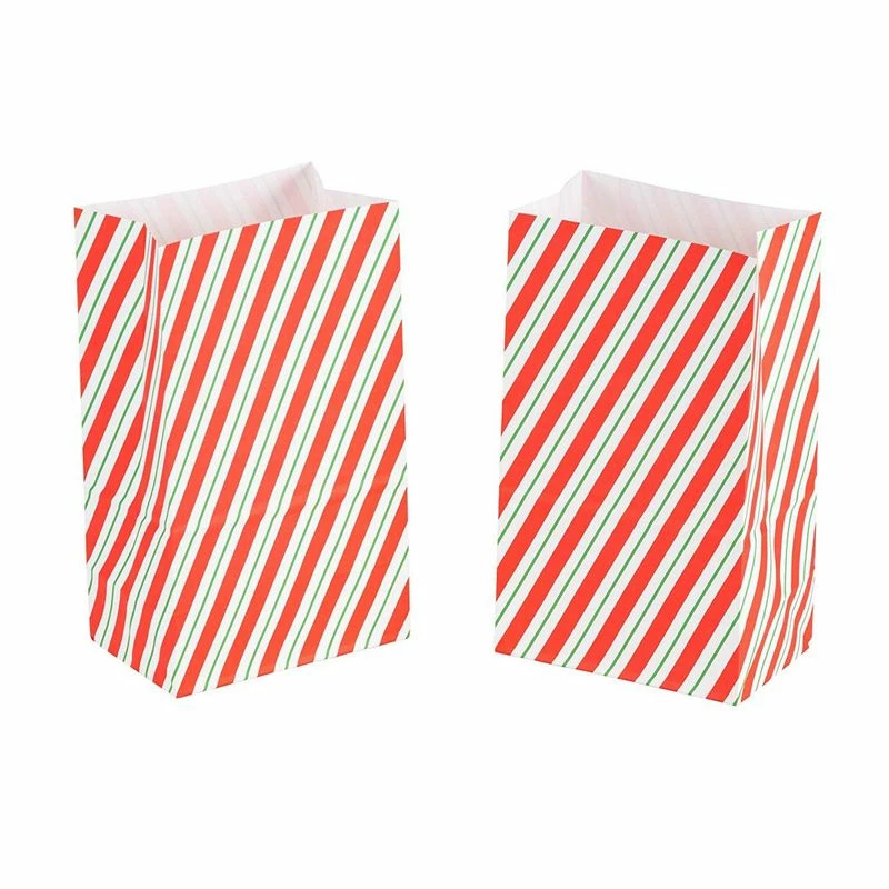 Blue Panda Small Striped Christmas Party Favor Gift Bags (5.2 X 8.7 X 3.3 In, 36 Pack) 5 Blue Panda Small Striped Christmas Party Favor Gift Bags (5.2 X 8.7 X 3.3 In, 36 Pack)