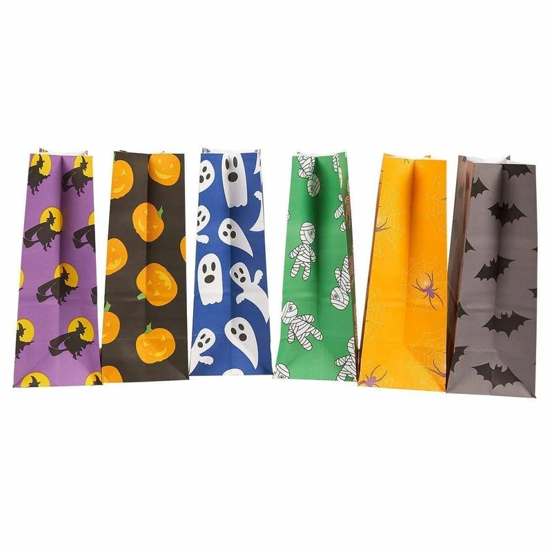 Blue Panda 36-Pack Halloween Party Treat Bags - Paper Goodie Bags - 6 Different Designs, 5.1 X 8.75 X 3.25 Inches Special Occasions 8 Blue Panda 36-Pack Halloween Party Treat Bags - Paper Goodie Bags - 6 Different Designs, 5.1 X 8.75 X 3.25 Inches Special Occasions