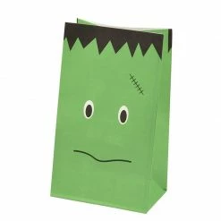 Blue Panda Halloween Party Favor Bags In 3 Spooky Faces Designs ( 5.1 X 8.7 In, 36 Pack)