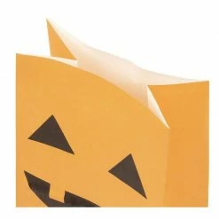 Blue Panda Halloween Party Favor Bags In 3 Spooky Faces Designs ( 5.1 X 8.7 In, 36 Pack)