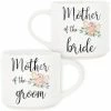 Special Occasions Blue Panda 2-Pack Stackable Bone China Coffee Mug, Mother Of The Groom/Bride, 15oz 2 Special Occasions Blue Panda 2-Pack Stackable Bone China Coffee Mug, Mother Of The Groom/Bride, 15oz