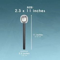 Blue Panda Halloween Rockstar Microphone Prop Costume Set, Pop Star Dress Up (4 Pack)