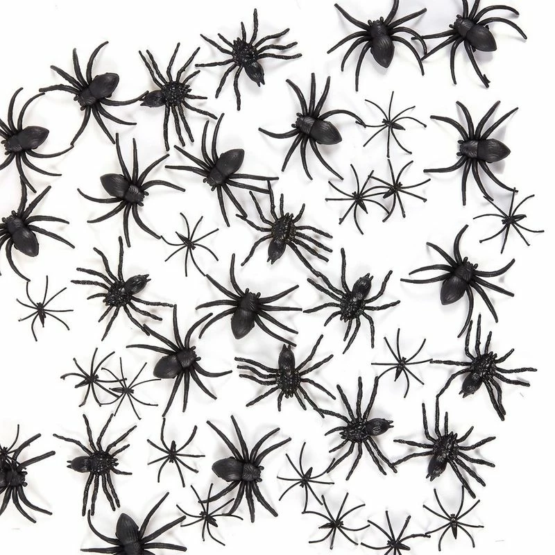 Blue Panda 102-Pack Assorted Plastic Spiders - The Ultimate Scary Halloween Party Decoration, Goodie Bag Favors, Trick Or Treat Prank Toys, Black, 3 Sizes 3 Blue Panda 102-Pack Assorted Plastic Spiders - The Ultimate Scary Halloween Party Decoration, Goodie Bag Favors, Trick Or Treat Prank Toys, Black, 3 Sizes